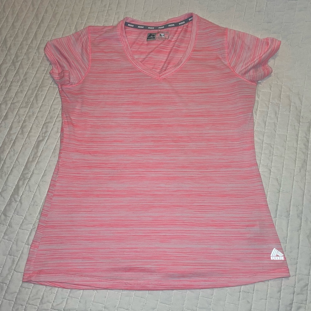 Sport pink color mixed tee